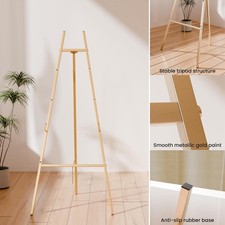 Easel Stand Gold with Chain Support Adjustable for Painting Mirror Drawing