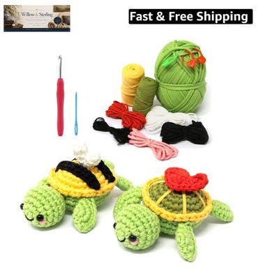 Crochet Kit for Beginners, Amigurumi Crocheting Animal Kits, with Step-by-Ste...