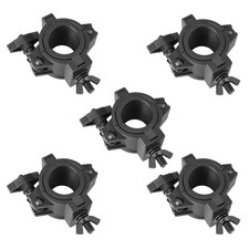 5 Pack 33lb Stage Light Clamps for DJ Par Lights, Truss Mount Hook, Fits 1"2"