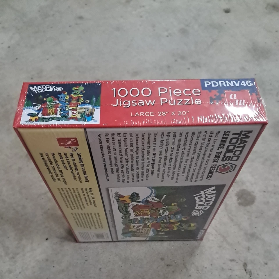 NUEVO EN CAJA SELLADO MATCO TOOLS: ROMPECABEZAS ED ROTH'S RAT FINK 1000 PIEZAS 2021 Foto 3 de 4