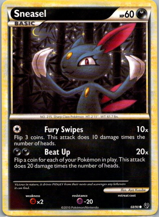 Sneasel 68/90 Common Undaunted NM