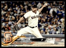 2018 Topps Tony Watson San Francisco Giants #692