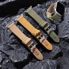 Nylon Band Strap For Apple Watch iWatch Series 9 8 7 6 SE 5 4 Ultra 2 38mm-49mm