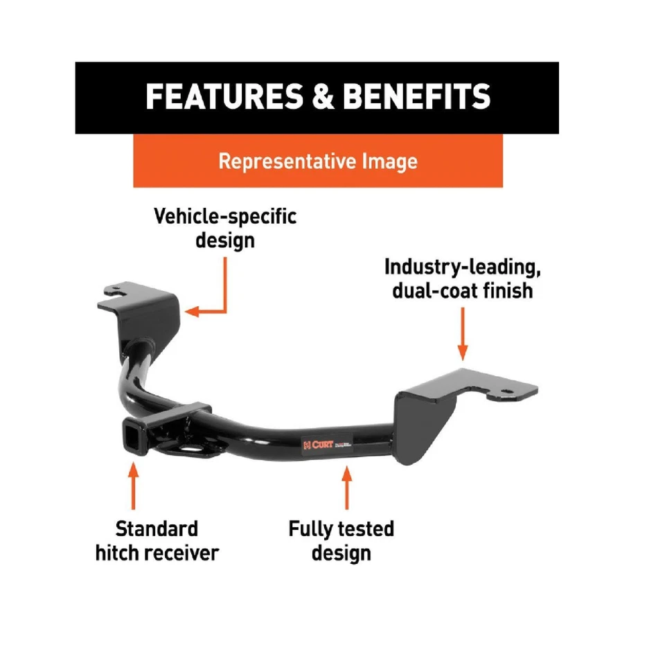 Curt Class 1 Trailer Hitch w/ 1.25" Receiver for BMW 328i xDrive Foto 3 de 4