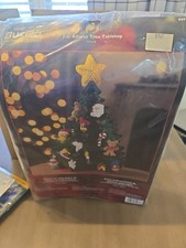 Bucilla 3-D Advent Christmas Tree Tabletop Kit New 84976 Advent Calendar