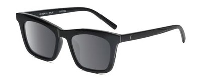Calabria K+K CRYSTAL Sonnenbrille Schwarz Grau Damen Designer Sonnenbrillen Tre