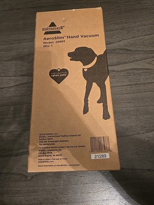 BISSELL AeroSlim Cordless Handheld Vacuum RED Pet Duster 29863 w/ Extra Filters