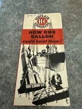 Sinclair Gasoline - How One Gallon Could Hoist Them Brochure 1934
