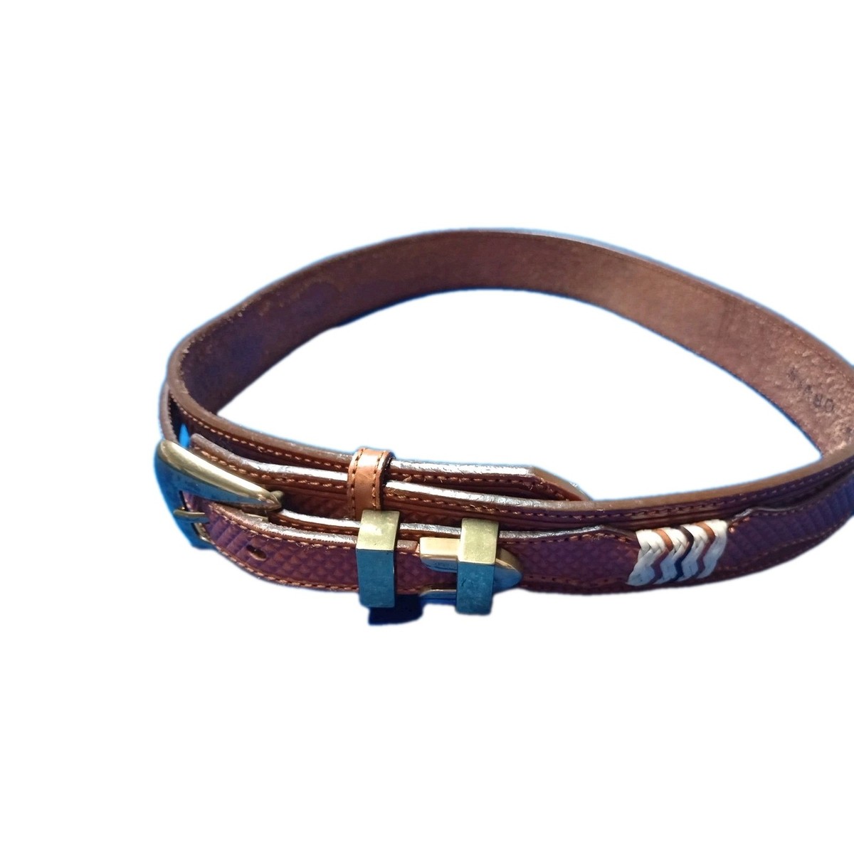 Orvis Women\'s Braided Leather Belt - Cream Skinny Braided Belt In Italian Leather For Women | J.Crew main image 3