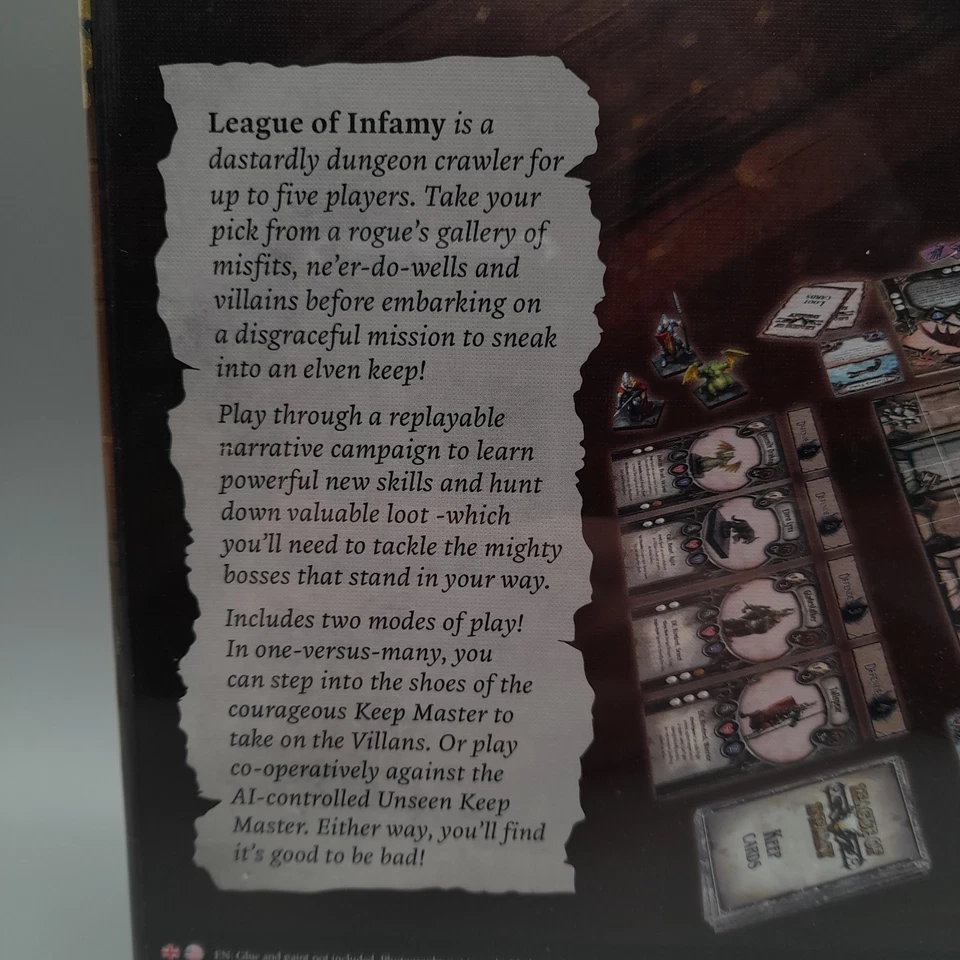 League of Infamy: The Board Game Co-op Dungeon Crawler Mantic Games 2-5 Players - Image 4 of 4