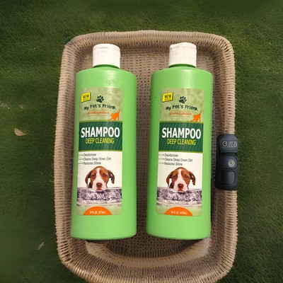 2Pcs My Pet's Friend Shampoo forDogs 16oz each Deodorizes,CleansDeepRestoreShine