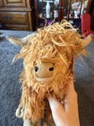 Living Nature Eco-Friendly Highland Cow Plush Soft Toy, Brown/Beige w/sound  — photo 4