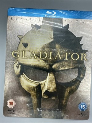 Gladiator Steelbook Blu-ray 2- Disc Collector's Edition- Sealed