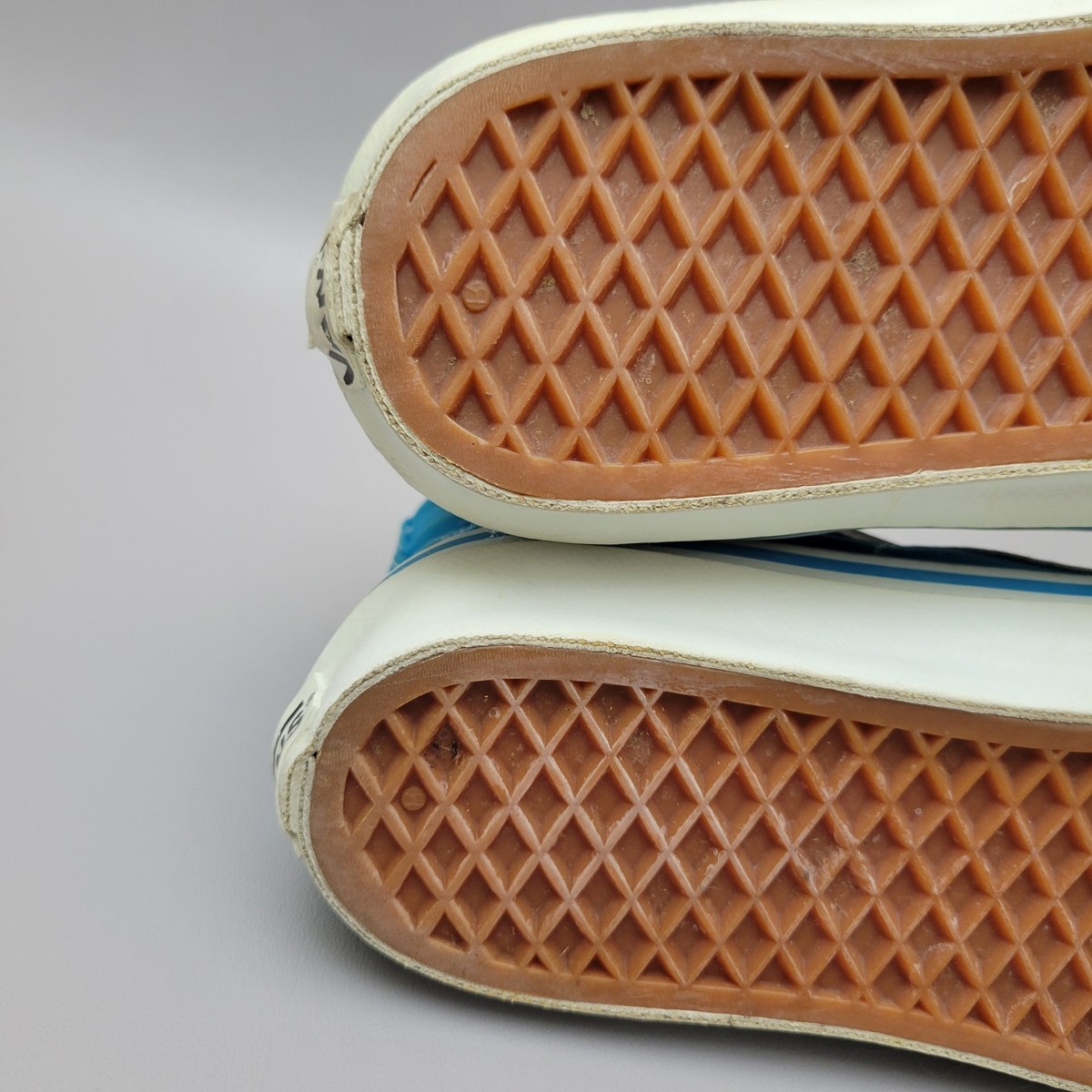 Vintage 90's Vans SK8 hi skating high blue Made In USA Shoes Size