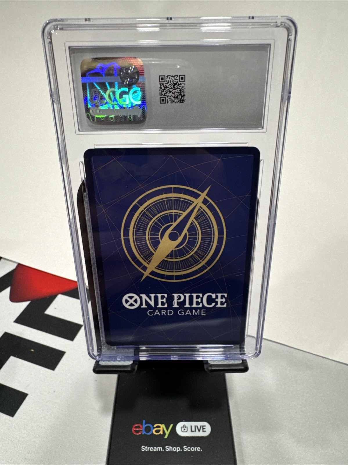 2024 ONE PIECE #ST10-006 MONKEY D. LUFFY Treasure Booster Promo CGC 10 GEM MINT view 2