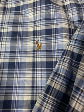 Polo Ralph Lauren Striped Button-Down Shirt Men s Size XXL Vintage Classic