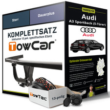 Anhängerkupplung starr für AUDI A3 Sportback +E-Satz NEU AHK