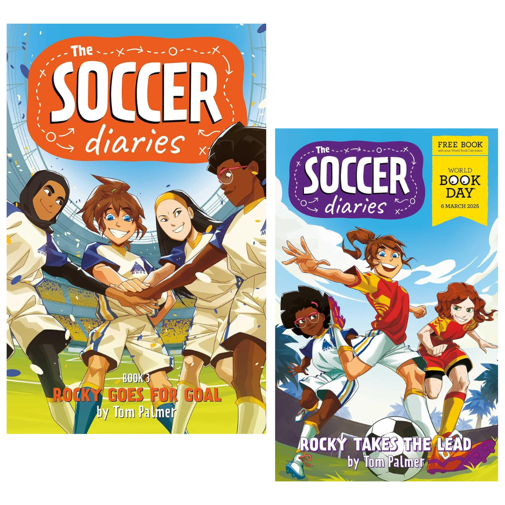 The Soccer Diaries 2 Book Set by Tom Palmer: Goes For Goal & Takes The Lead