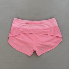 Lululemon Speed Up Shorts Size 4 2.5" Low Rise Lined Pink Shell Rare Athletic