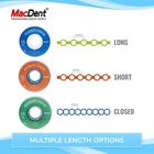 Orthodontic Dental Power Chain for Braces – 15 ft, Short, Long, Closed Elastic