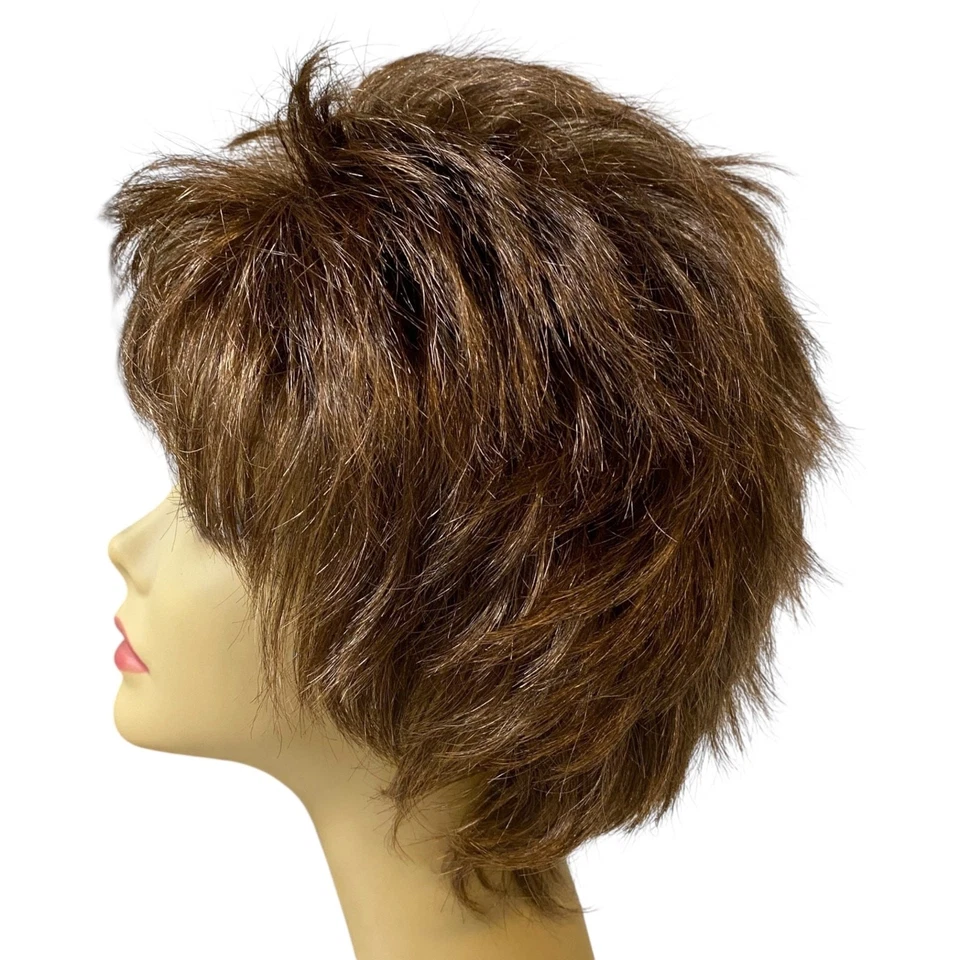 Sassy Spikey Wig - Dark Auburn Synthetic Locs, NWT -  A1039  - Image 2 of 4