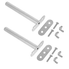 2 Pcs Bird Perch Stainless Steel Stand Exercise Platform Birds Training