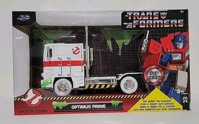 Transformers Ghostbusters Optimus Prime, Jada, Die-Cast, New