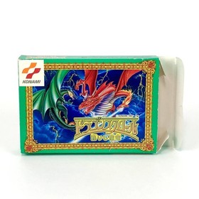 [] Famicom Dragon Scroll Revived Demon Dragon Box Theory/With Cards Painful