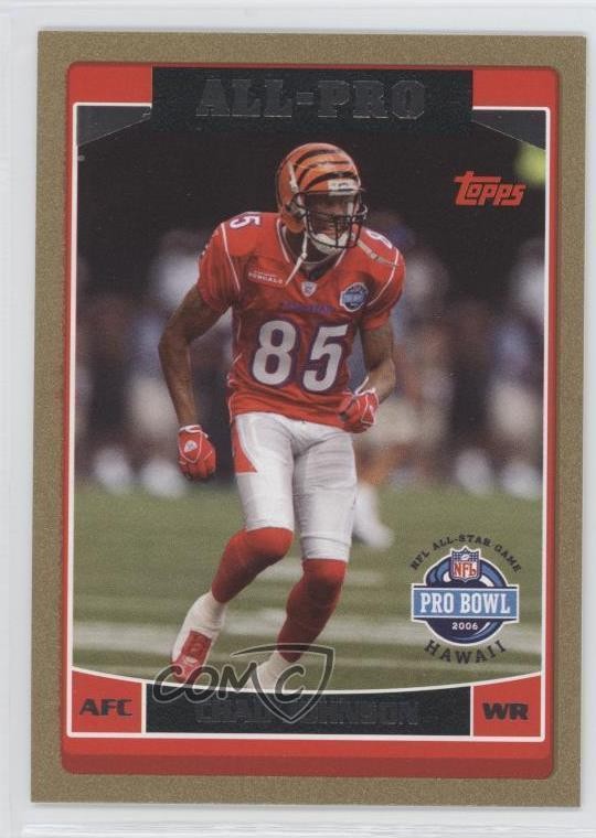2006 Topps Gold 1821/2006 Chad Johnson #296 0a1