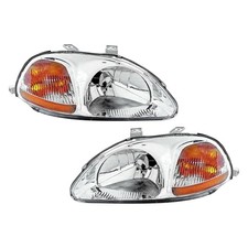 For Honda Civic 96-98 Headlight Set Driver Passenger Side Replacement For Honda Civic 96-98 Headlight Set Driver Passenger Side Replacement
