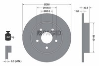 2X Pagid Bremsscheibe Voll Ø265Mm FüR Ford Focus II Da_ HCP DP FFS
