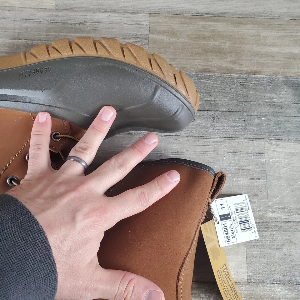 Lacrosse 10” Aero Timber Top Boots Size 11 Style 664501 Clay Brown - Image 3 of 4