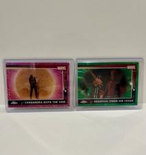 2025 Topps Chrome Deadpool, Deadpool Finds His Logan 67/99, Cass Exits Void /299