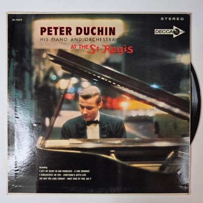 Peter Duchin - At The St. Regis 12'' Record 1960 Decca Jazz Stereo