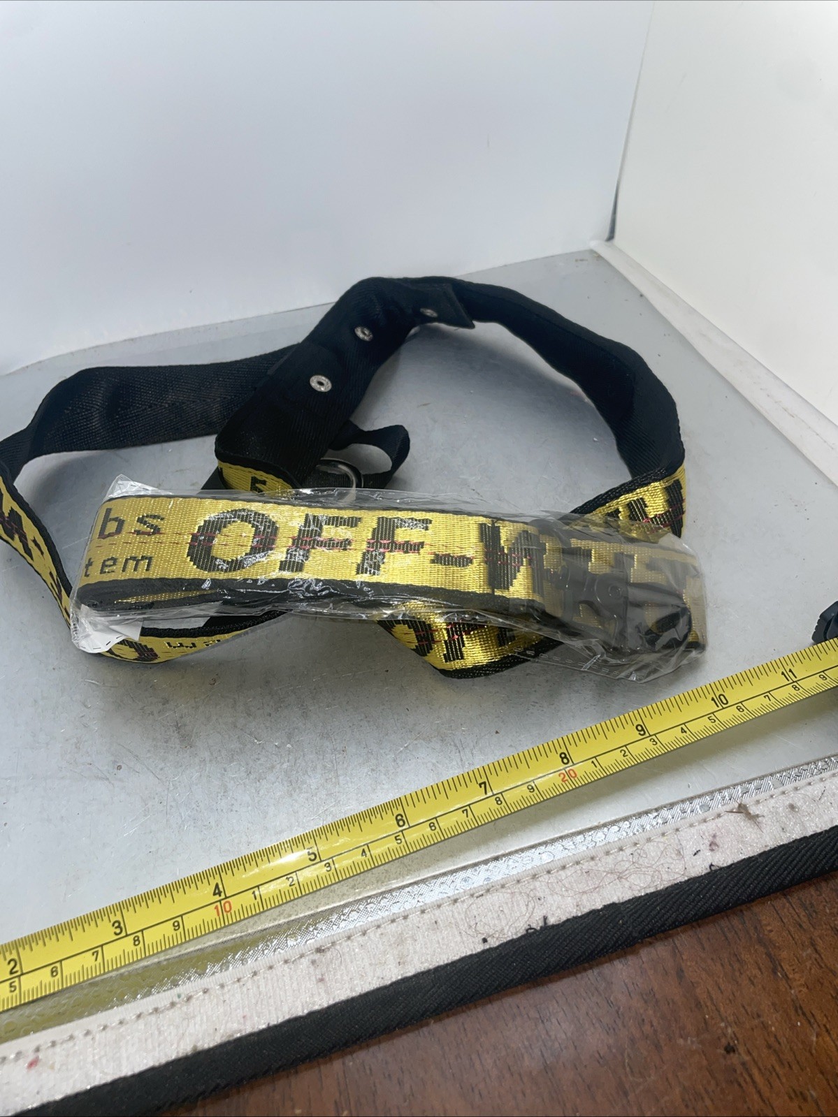 Off-White Weight Securing System Yellow Black Ind… - image 4