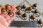1 handle / decoration of small furniture layette doll drawer bronze d = 2.2cm 67C