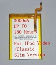   LOT 3000mAh Battery Upgrade replacement for iPod Classic 6 7 Video 5 5.5 Thin  