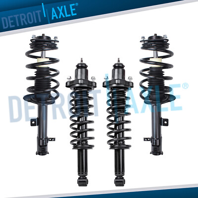 Front and Rear Struts for 2007 - 2012 Dodge Caliber with Coil Spring Assembly
