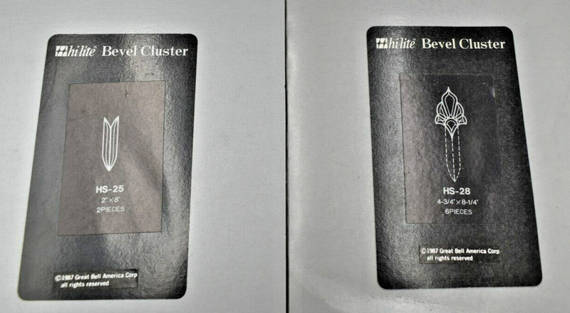 TWO Hi-Lite Bevel Clusters HS-25 & HS-28 NEW