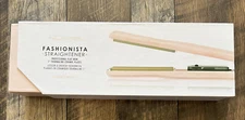 NuMe Fashionista Straightener 1" Professional Flat Iron Tourmaline/Ceramic(Rose)