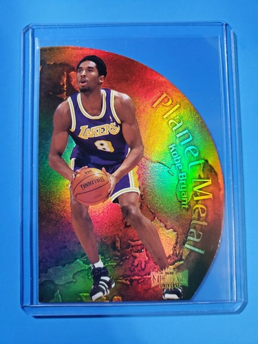 1998-99 Metal Universe Kobe Bryant Planet Metal Die Cut #6 of 15 