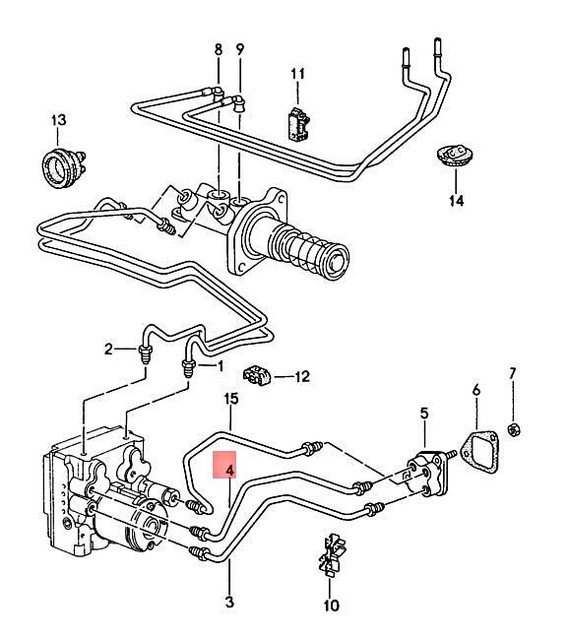 Genuine PORSCHE 911 Carrera 993 Brake Line Right Front 99335532601 eBay