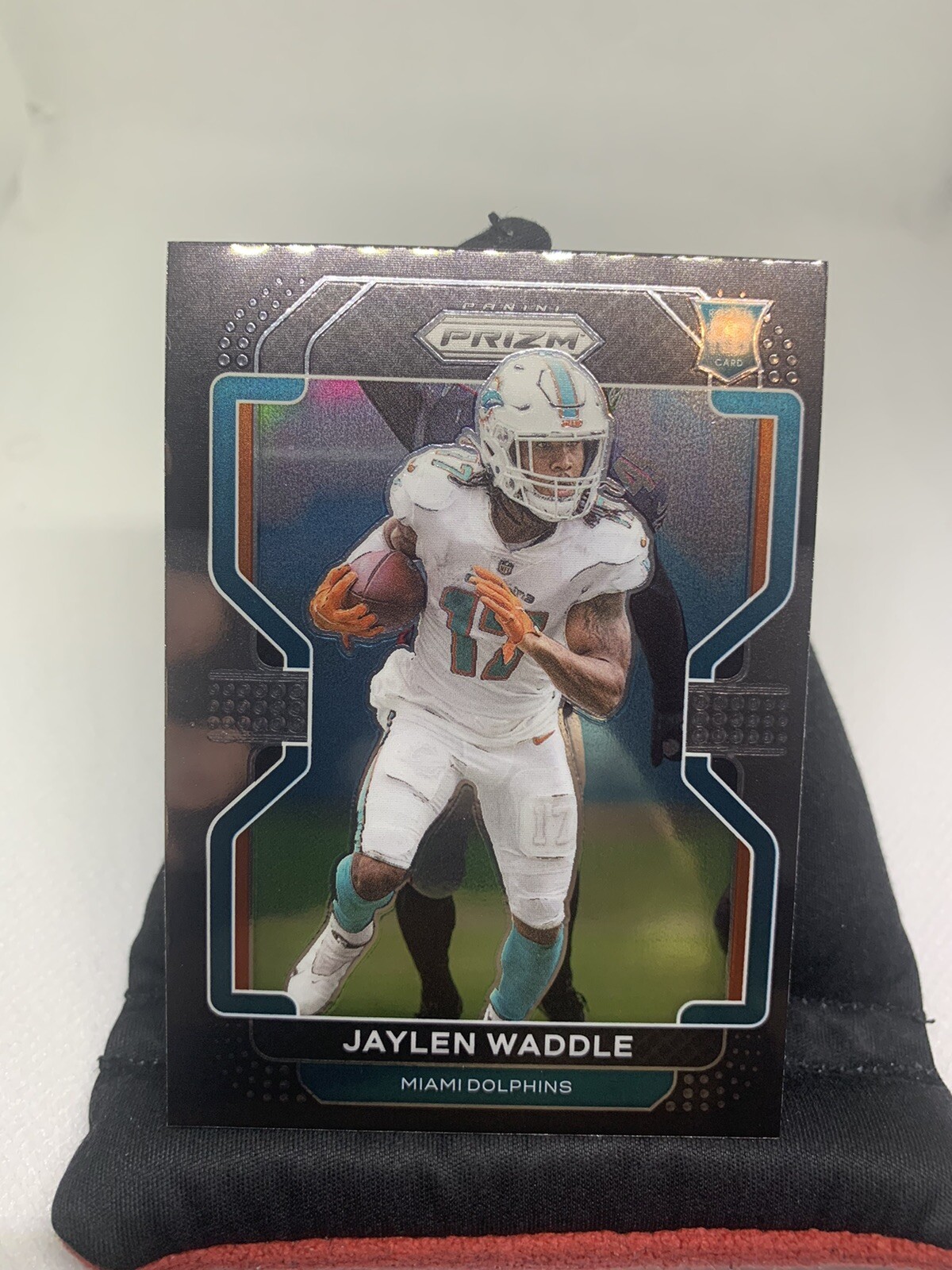 2021 Panini Chronicles #PB-10 Jaylen Waddle Prizm Black Base RC Miami Dolphins F