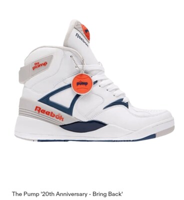 Reebok Pump OG The Pump x SNS Bringback 11 of only 29 Pairs 20th Anniversary US9