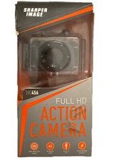 Black Sharper Image Action Camera SV456 Full HD New Open Box