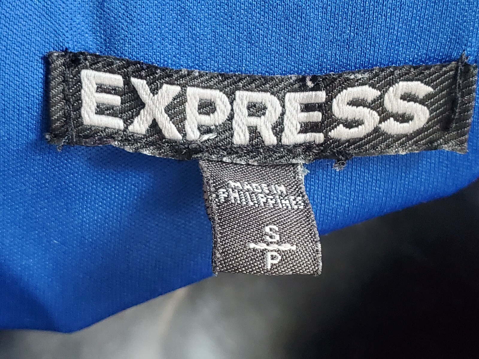 Express Women's Blue Polyester Square Neck Sleeve… - image 8