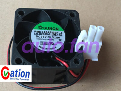 SUNON PMD2404PQB1-A 26V 3.3W 4CM 40*40*28MM 2pin Fan Inverter