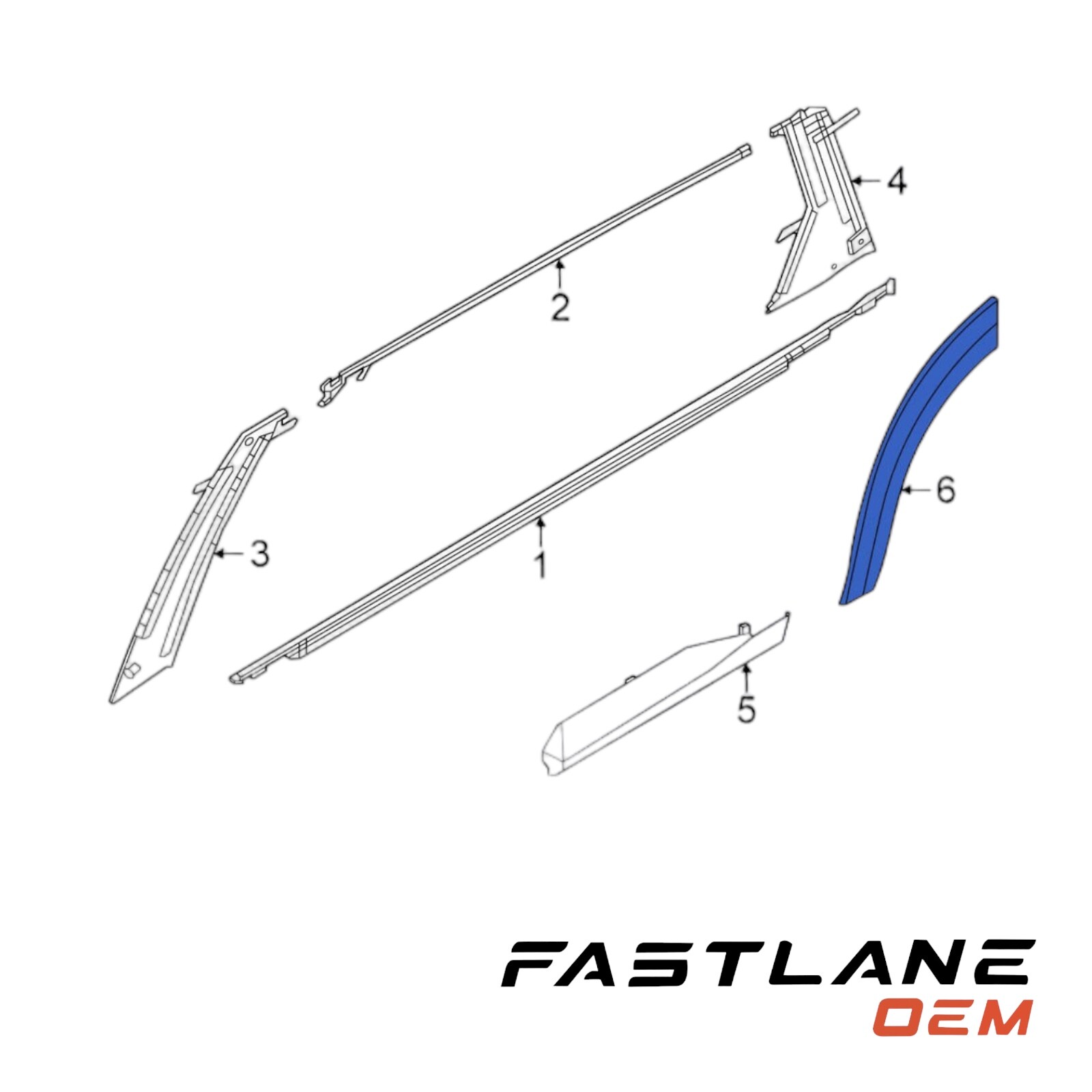 20222023 NISSAN PATHFINDER WHEEL ARCH MOLDING REAR LEFT NEW OEM 788616TA0A eBay