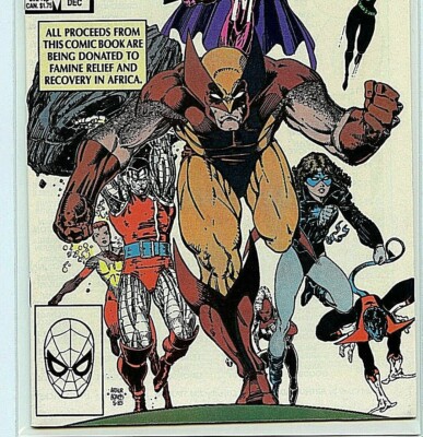 Heroes For Hope X-Men Issue # 1 Comic Marvel Comic NM+ 1985 H14/18