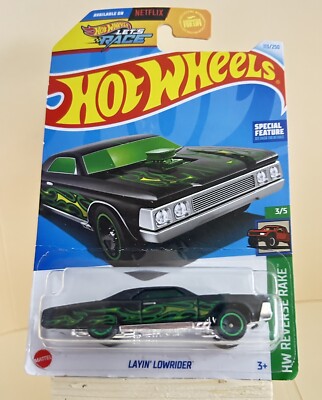 2024 Hot Wheels Green Layin Lowrider HW Reverse Rake 3/5 113/250 | eBay